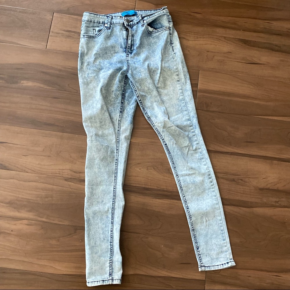 Super stretch high rise jeggings